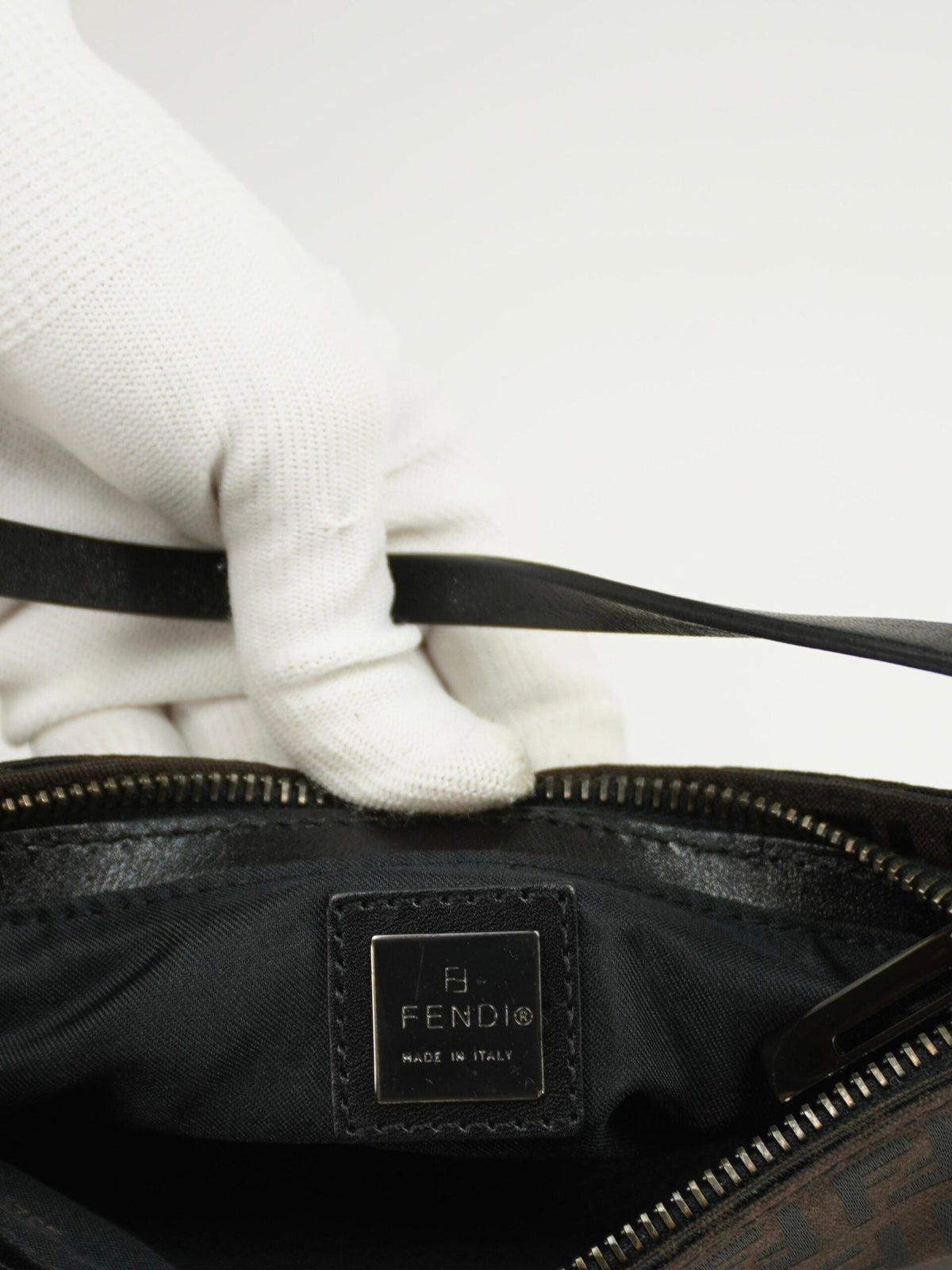 FENDI ZUCCA SHOULDER BAG