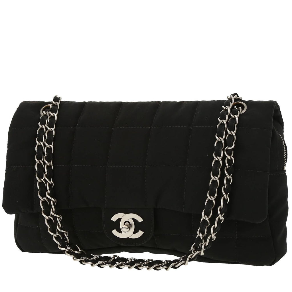 Chanel Timeless handbag in black nylon