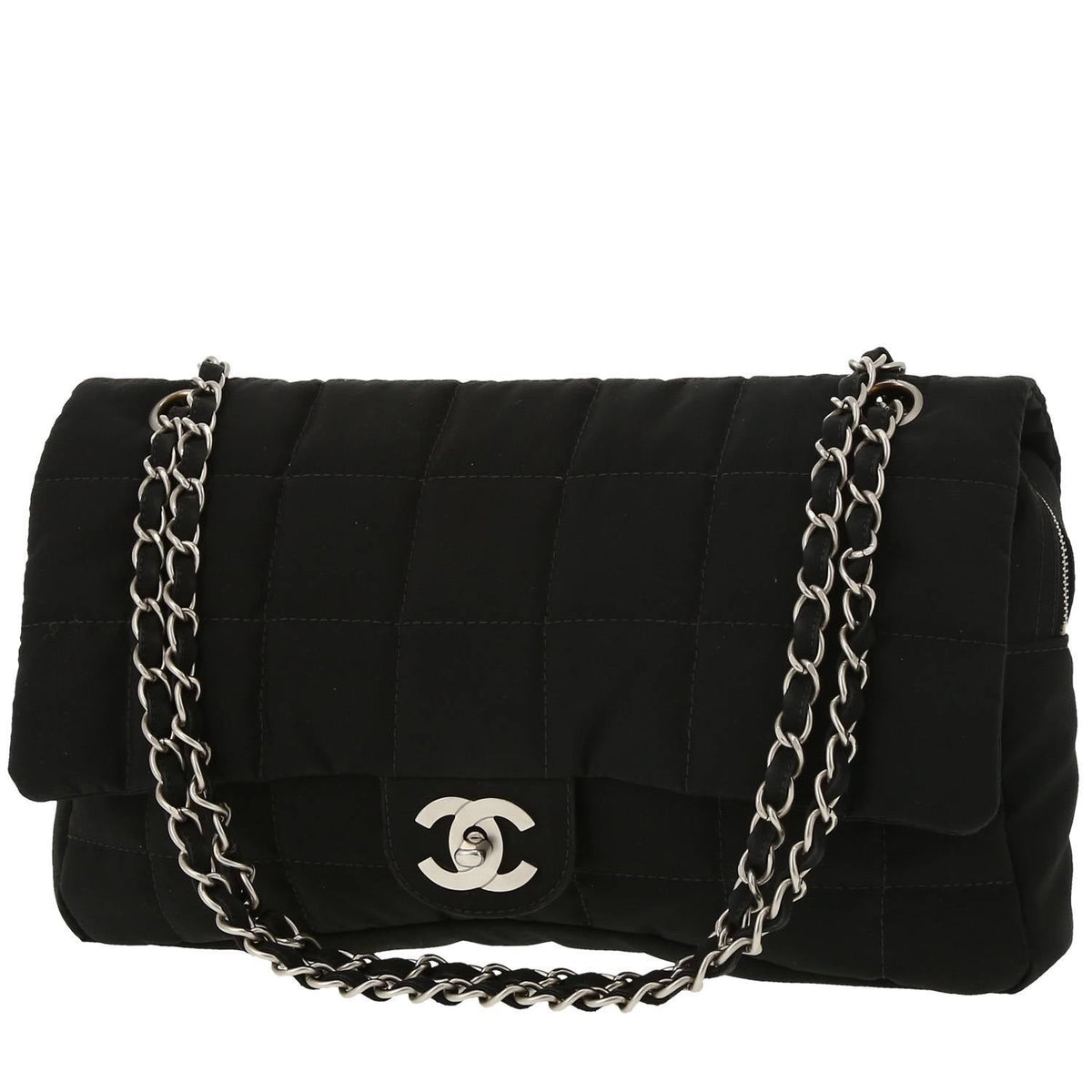 Chanel Timeless handbag in black nylon