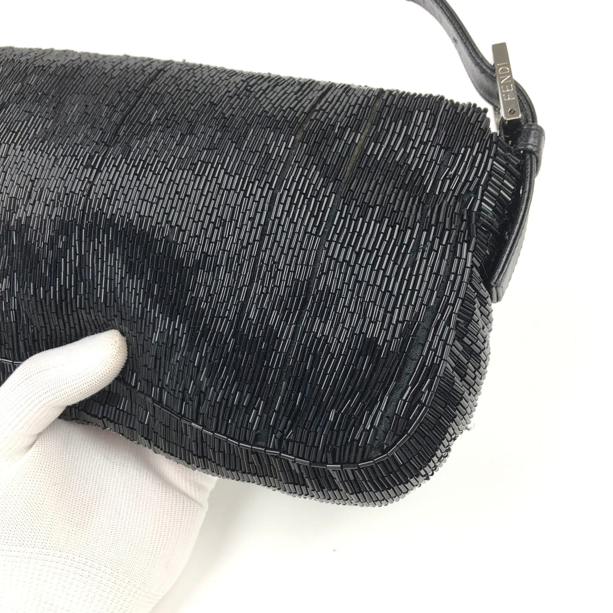 FENDI BEADED BAGUETTE BAG