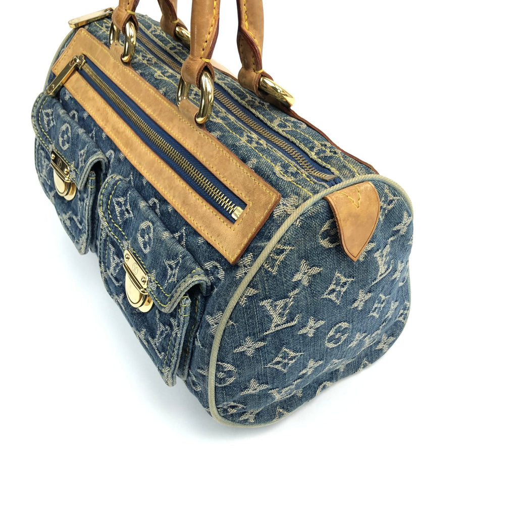 LOUIS VUITTON NEO SPEEDY DENIM BAG