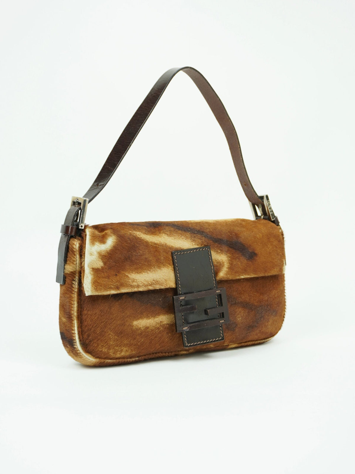 FENDI CALF HAIR BAGUETTE
