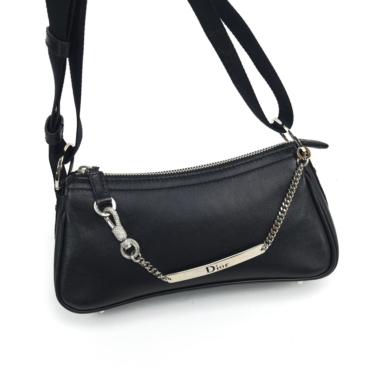 CHRISTIAN DIOR HARDCORE LEATHER SHOULDER BAG