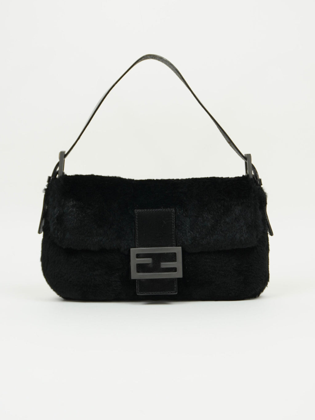 FENDI FUR BAGUETTE BAG
