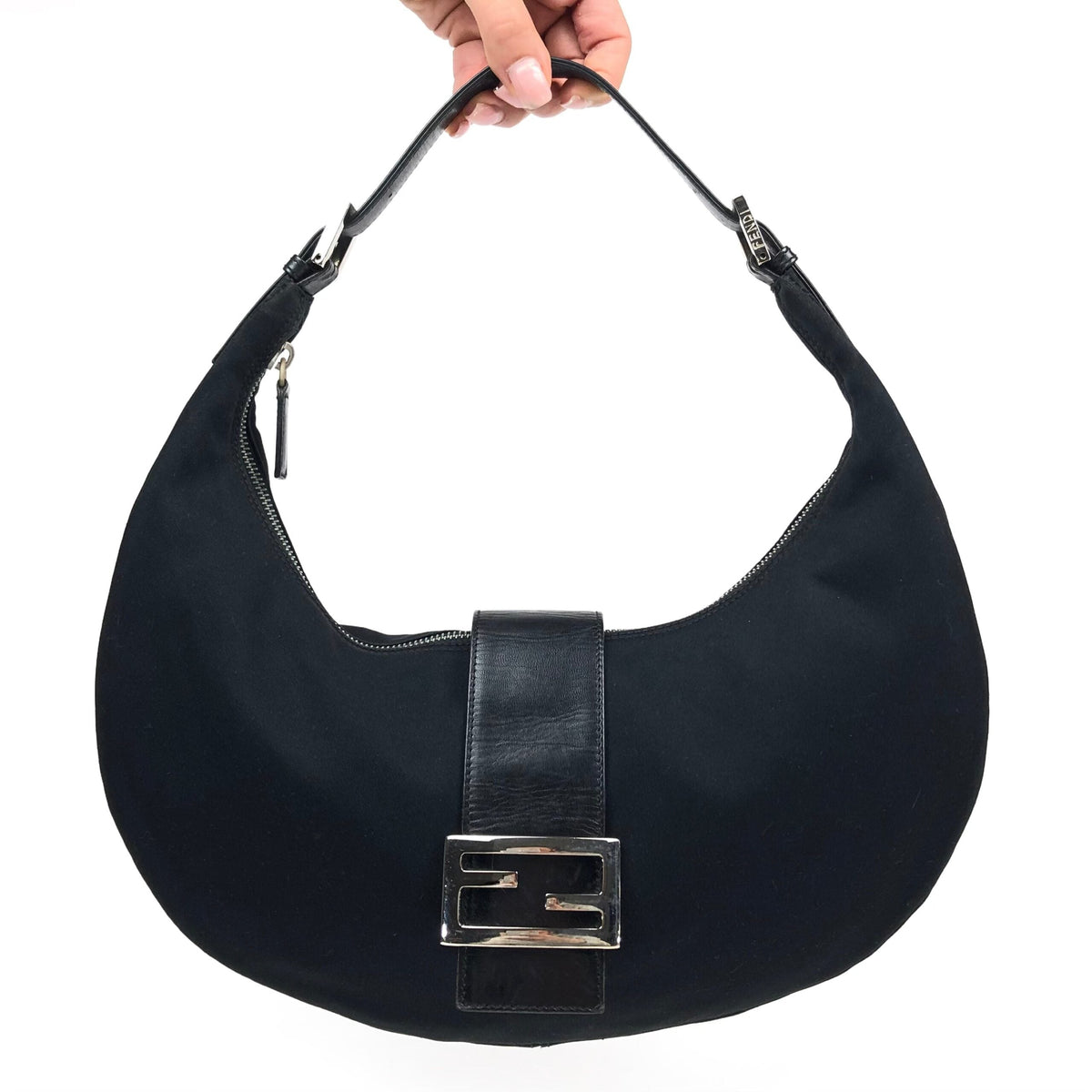 FENDI CRESCENT SHOULDER BAG