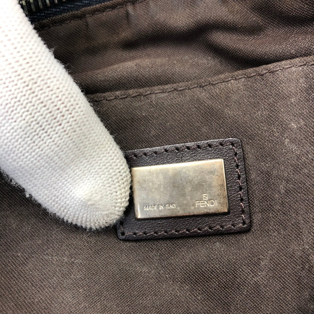 FENDI DENIM ZUCCA SHOULDER BAG