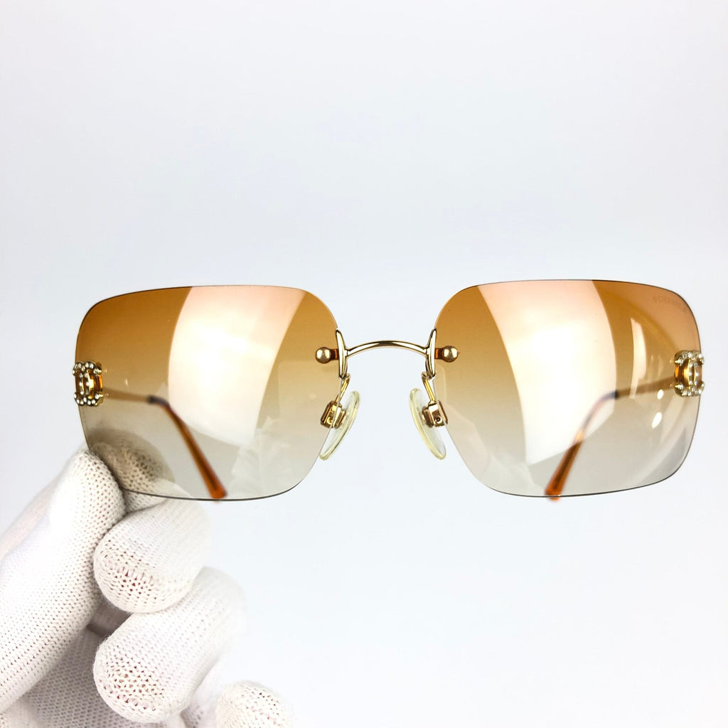 CHANEL RIMLESS SUNGLASSES