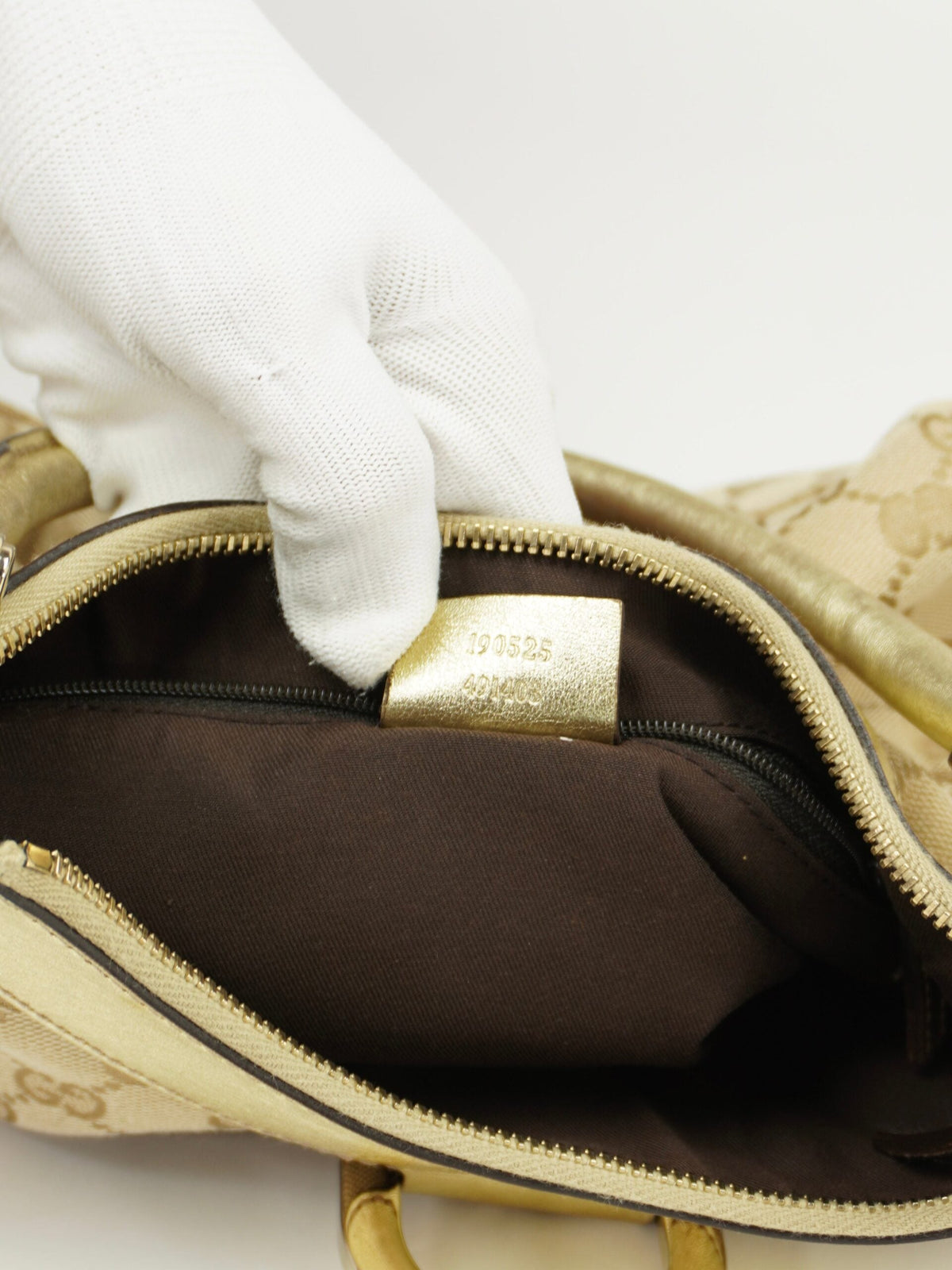 GUCCI MONOGRAM ABBEY BAG