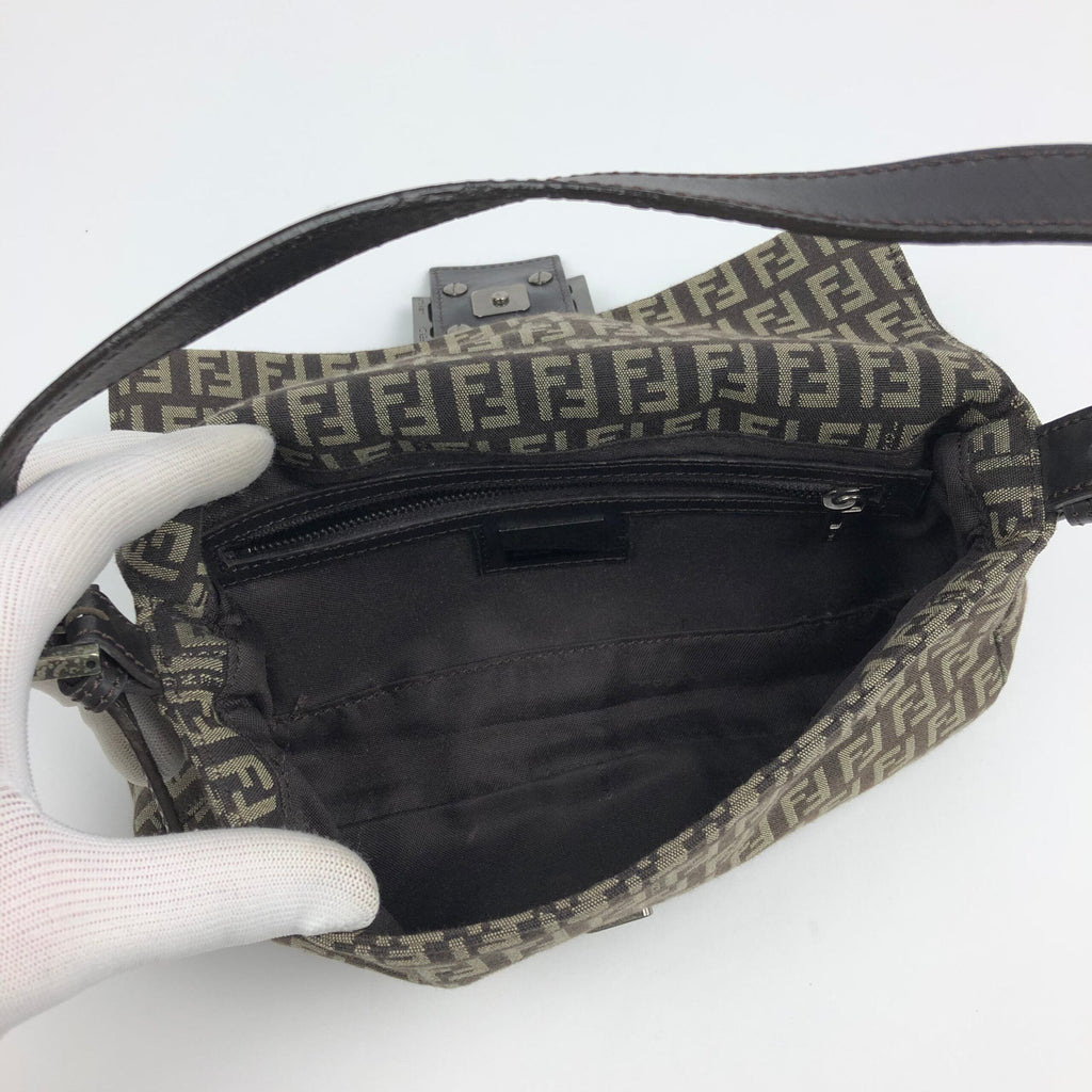 FENDI MONOGRAM BAGUETTE SHOULDER BAG