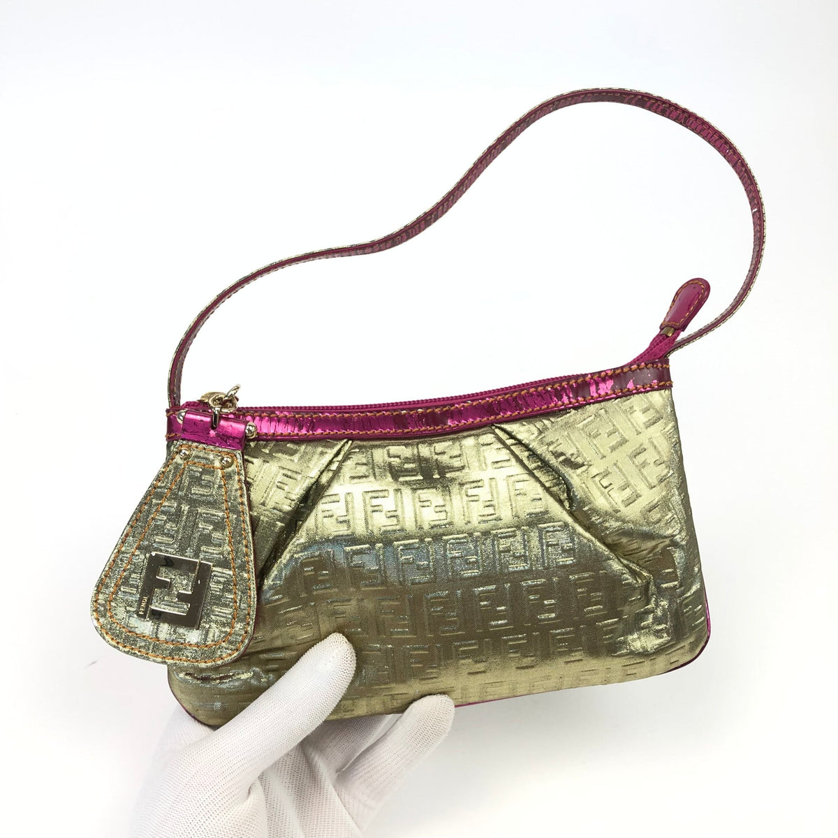 FENDI ZUCCA SHOULDER BAG