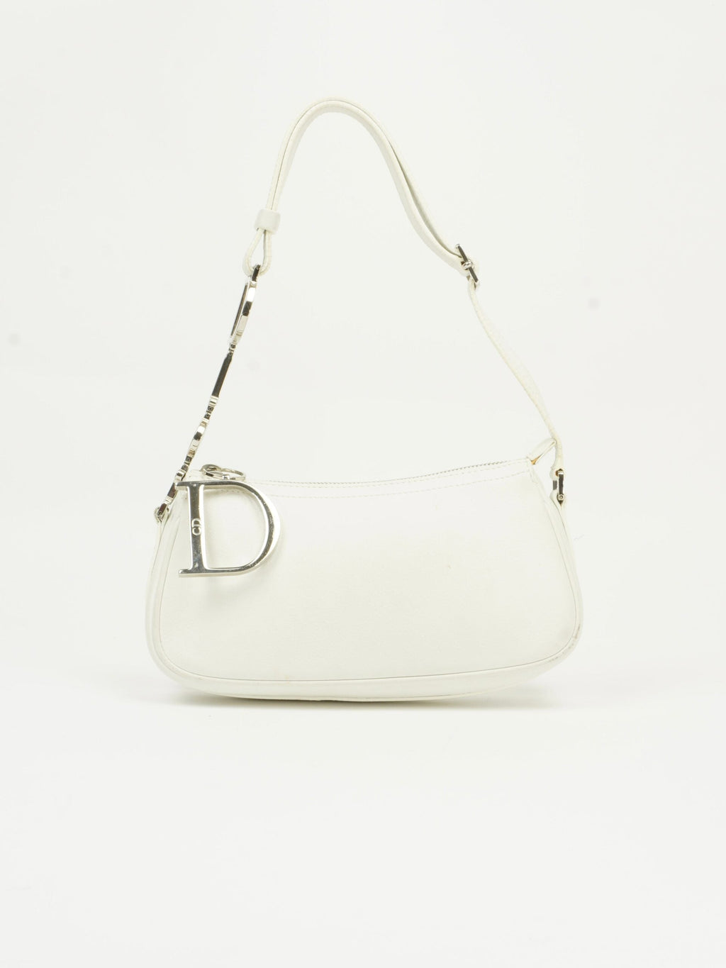 CHRISTIAN DIOR BAG WITH SILVER HARDWARE