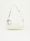 CHRISTIAN DIOR BAG WITH SILVER HARDWARE