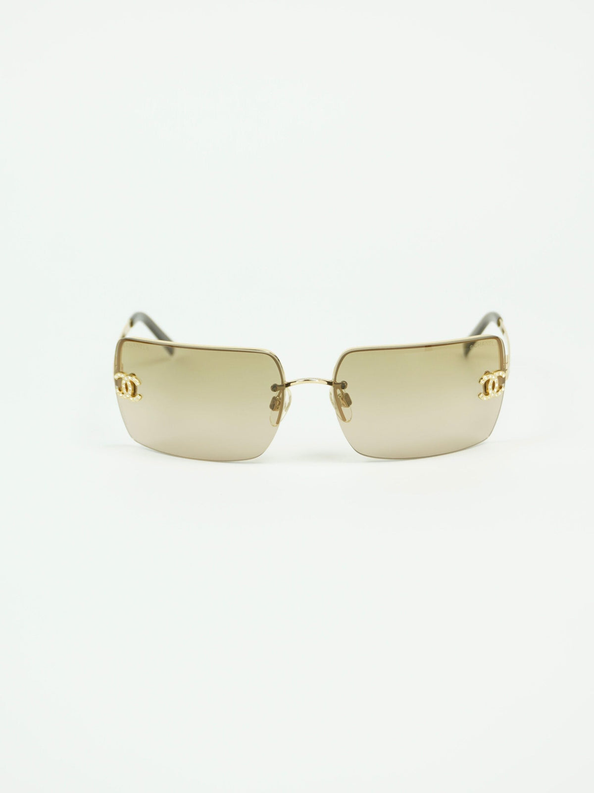 CHANEL RHINESTONE SUNGLASSES