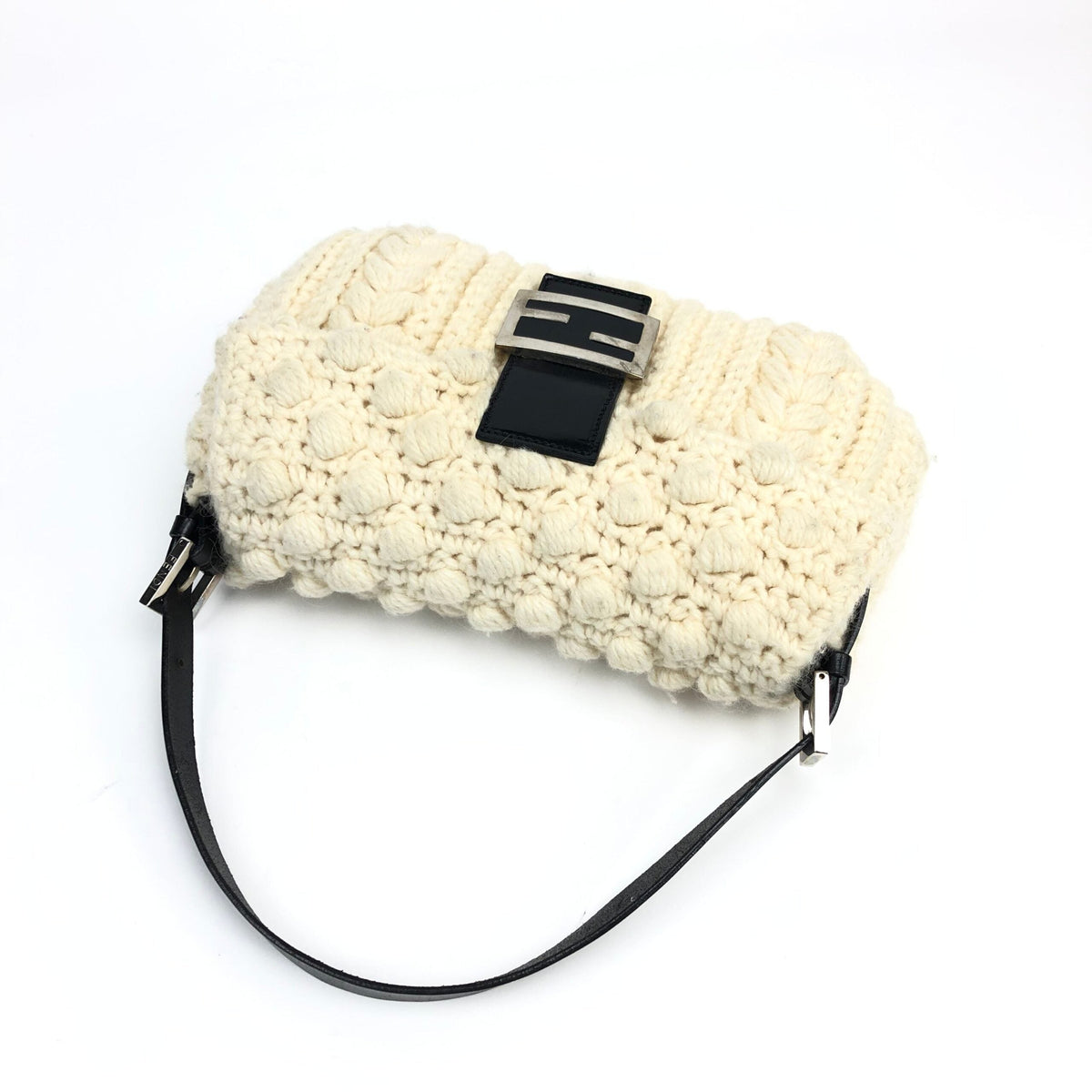 FENDI CROCHET BAGUETTE BAG
