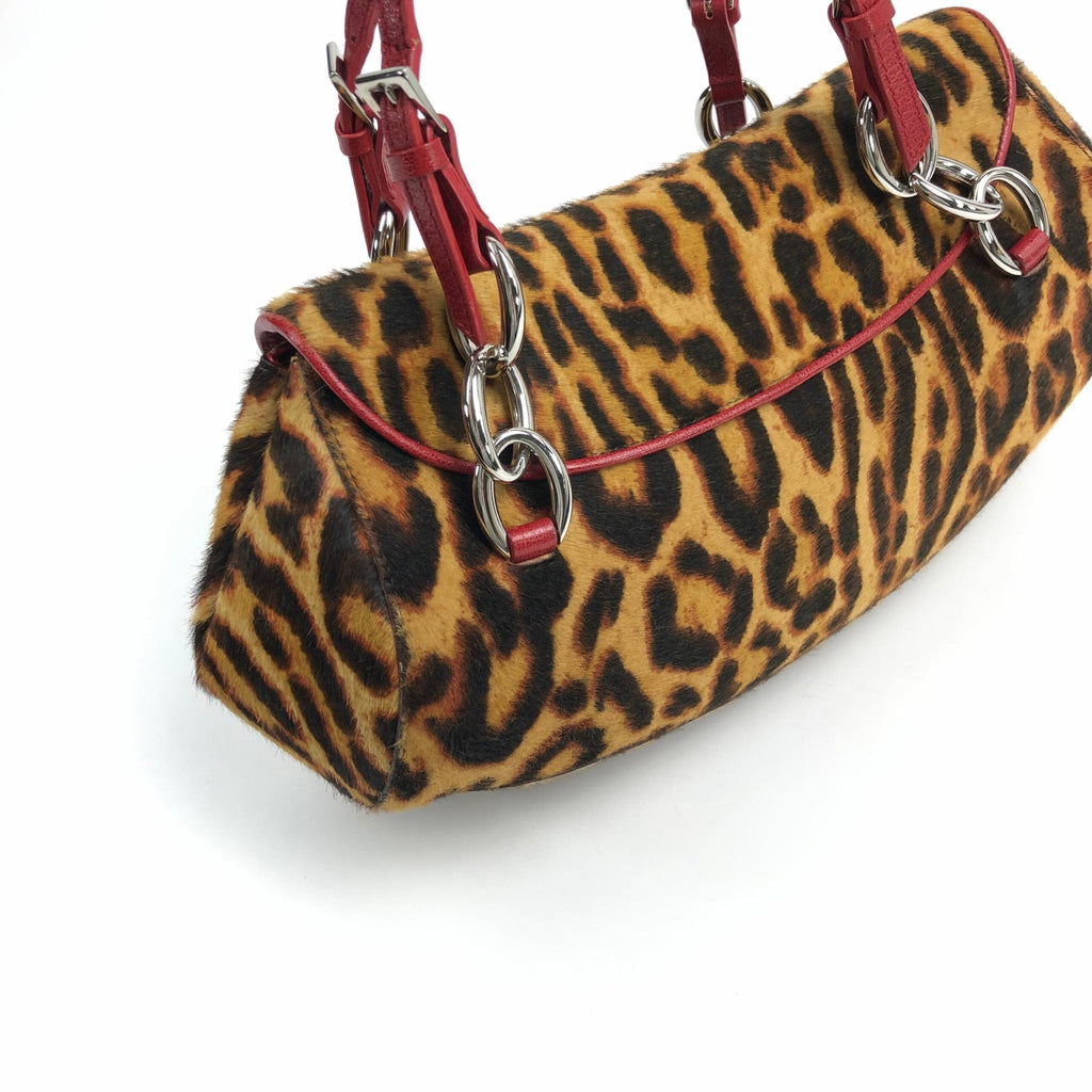 CHRISTIAN DIOR PONY HAIR CHEETAH BAG