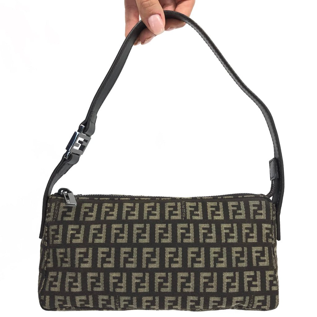 FENDI ZUCCA SHOULDER BAG