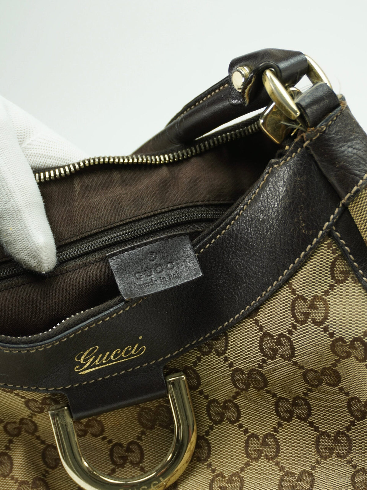 GUCCI MONOGRAM ABBEY BAG
