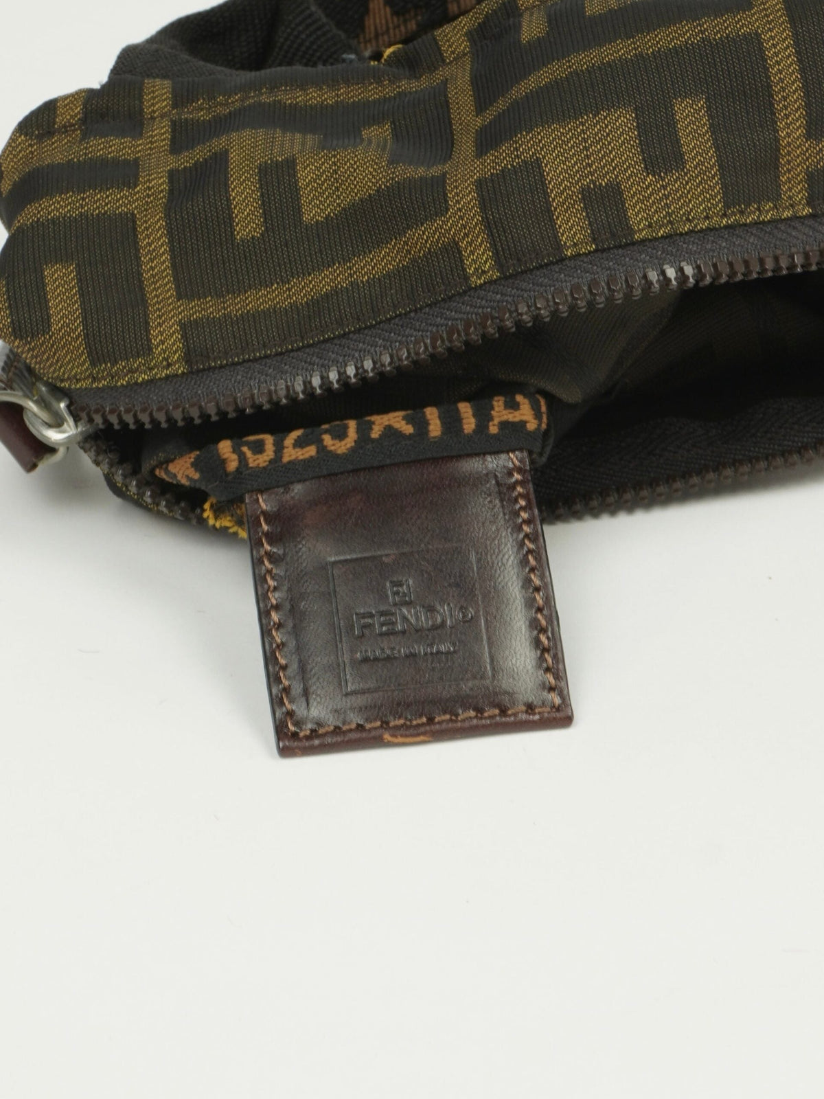 FENDI ZUCCA CLUTCH BAG