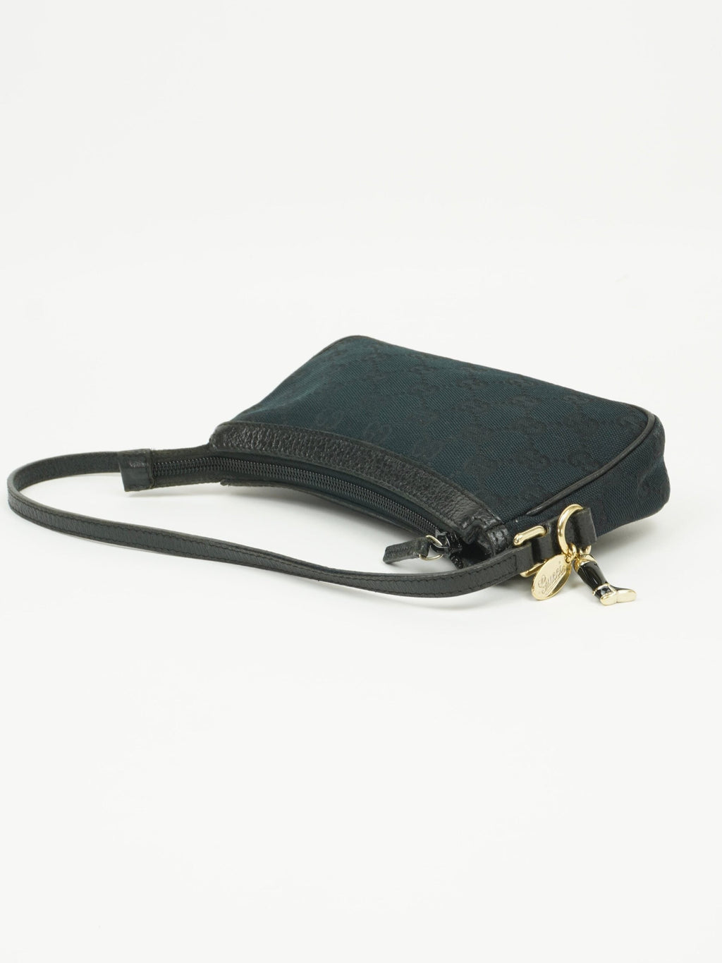 GUCCI MONOGRAM BOOT CHARM BAG