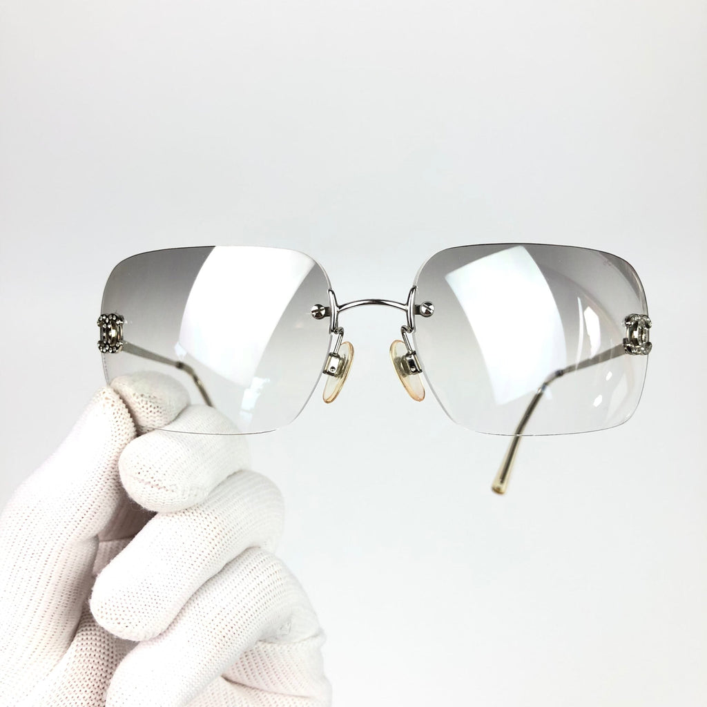 CHANEL RIMLESS SUNGLASSES