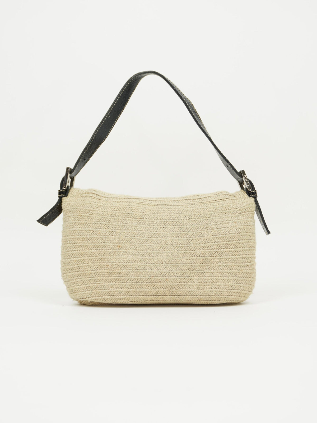 FENDI CROCHET BAGUETTE WITH DIAMANTÉ BUCKLE