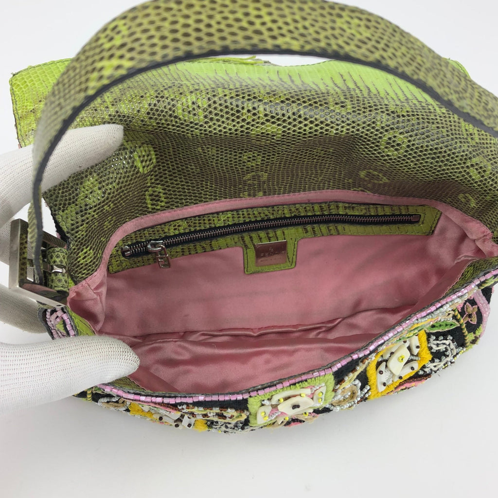 FENDI BEADED BAGUETTE BAG