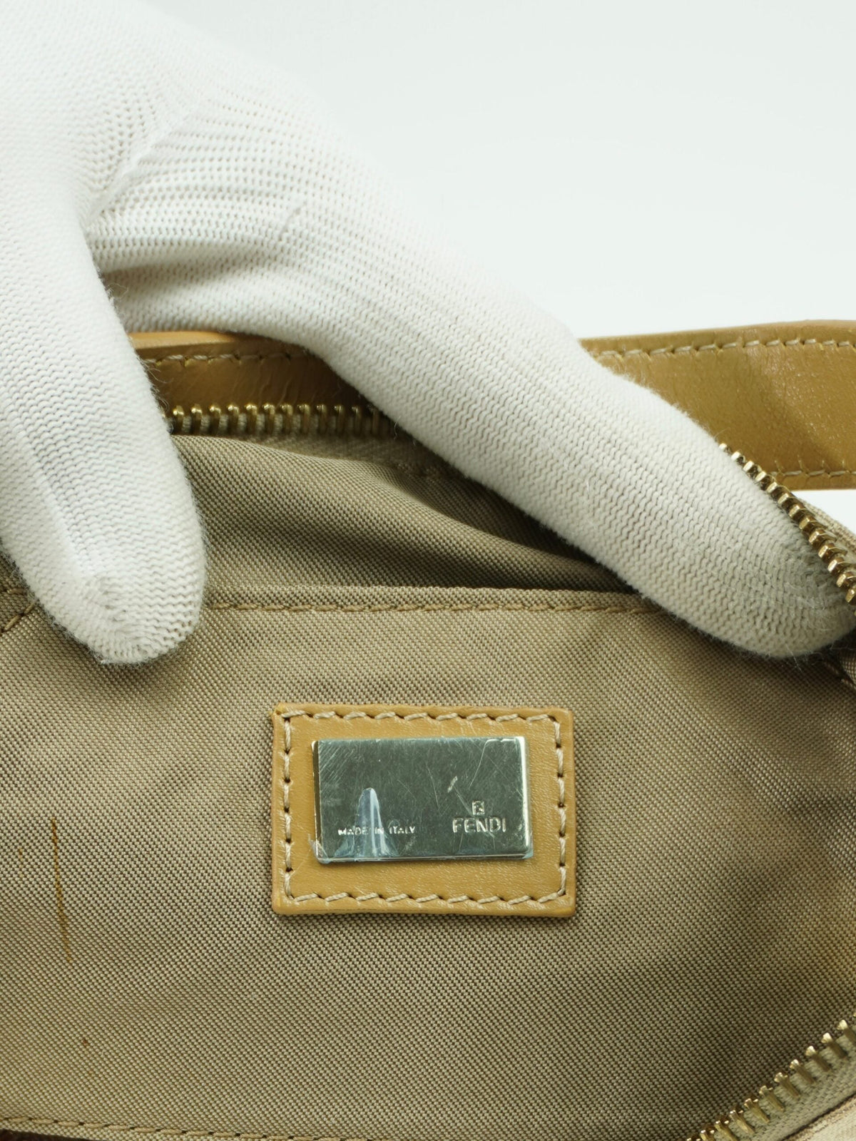 FENDI ZUCCA SHOULDER BAG