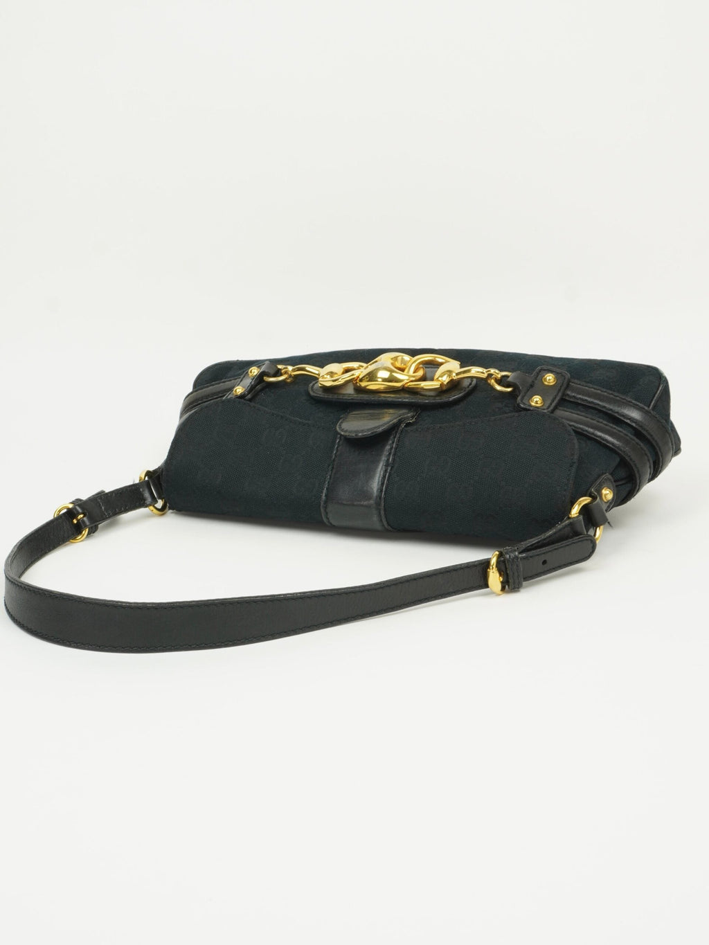GUCCI MONOGRAM HORSEBIT BAG