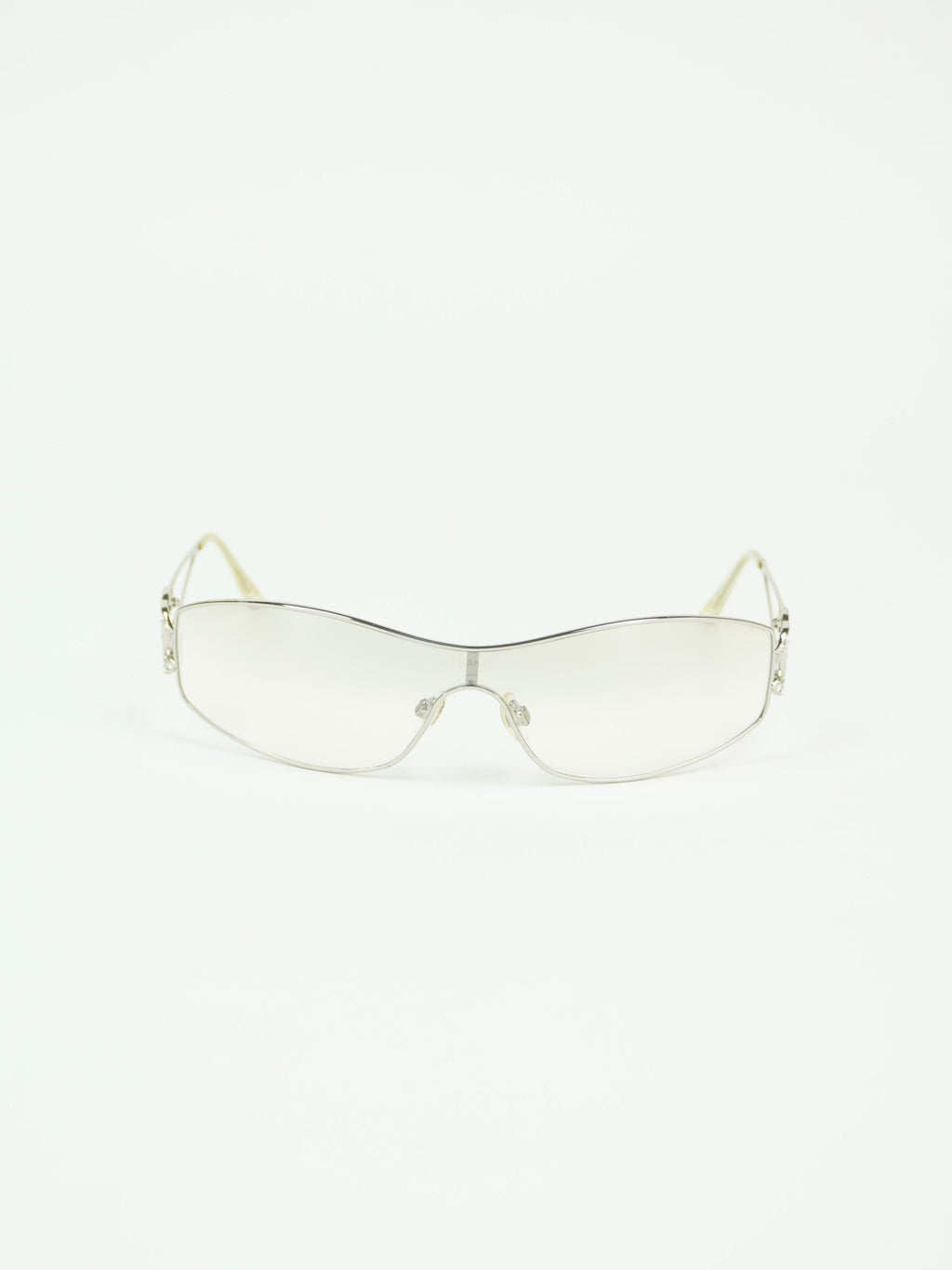 CHANEL RHINESTONE CC LOGO SUNGLASSES