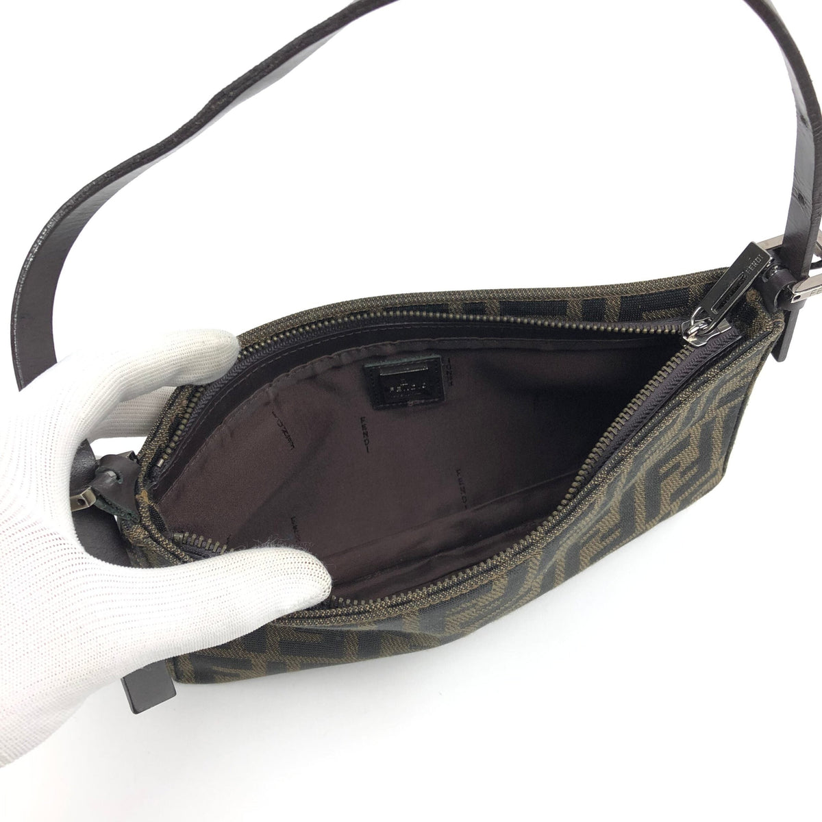 FENDI ZUCCA SHOULDER BAG
