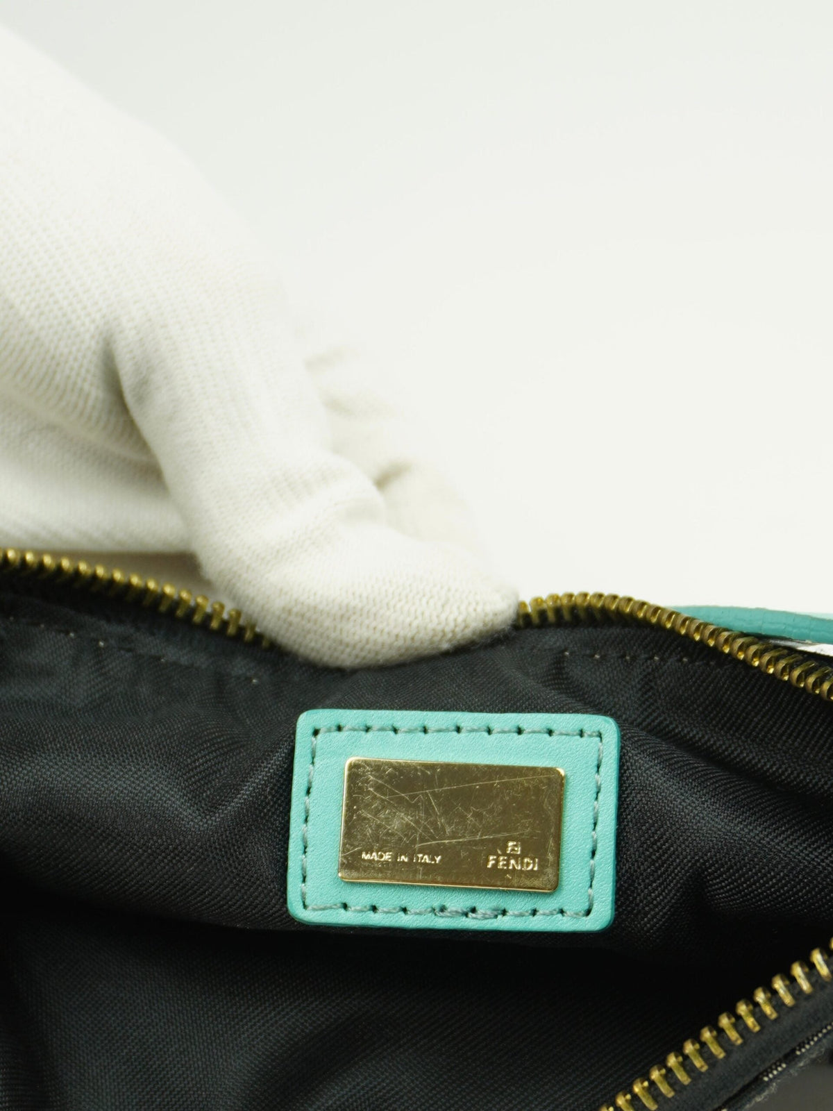FENDI ZUCCA CRESCENT BAG