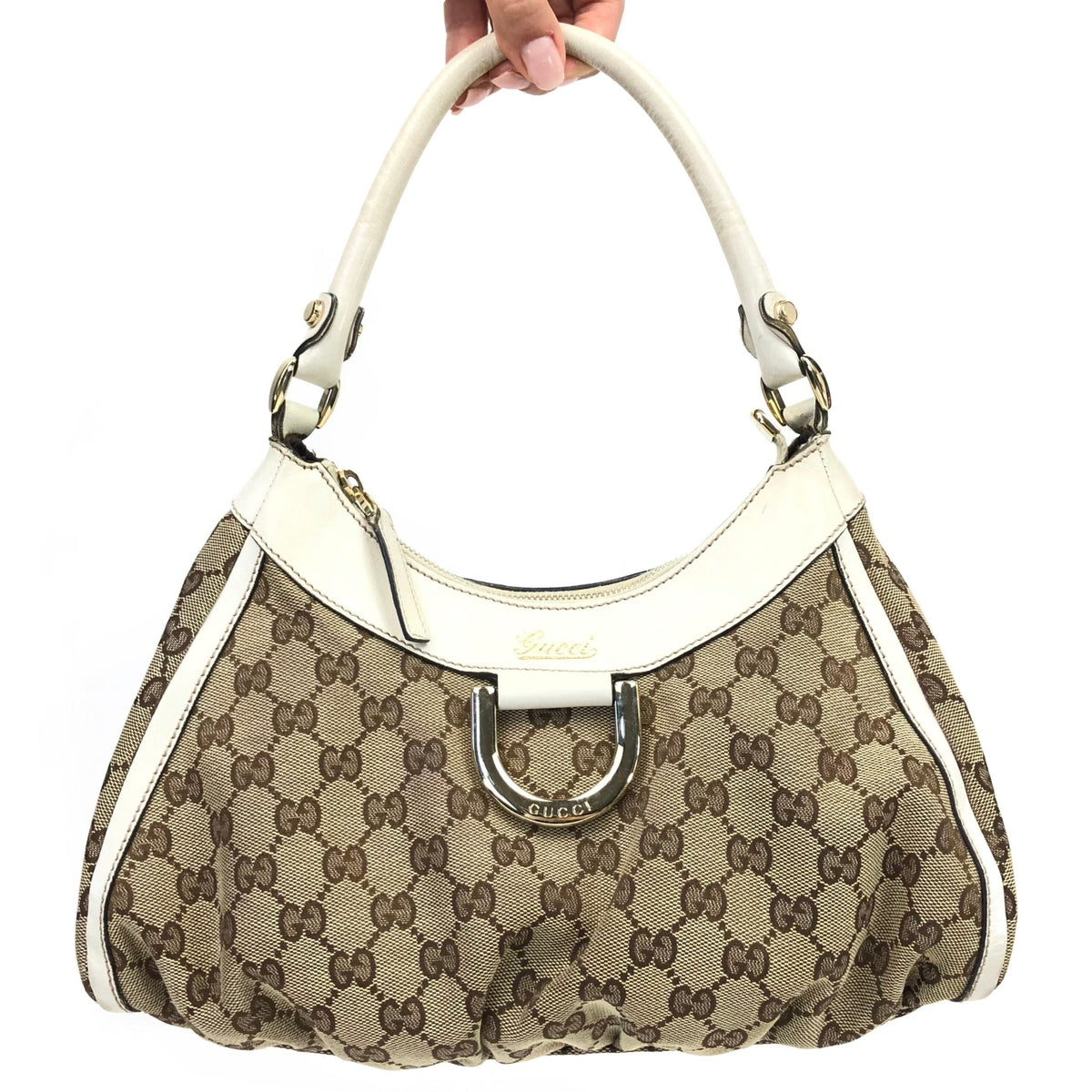 GUCCI MONOGRAM ABBEY SHOULDER BAG