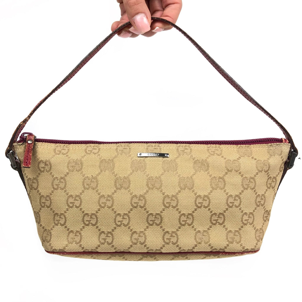 GUCCI MONOGRAM SHOULDER BAG