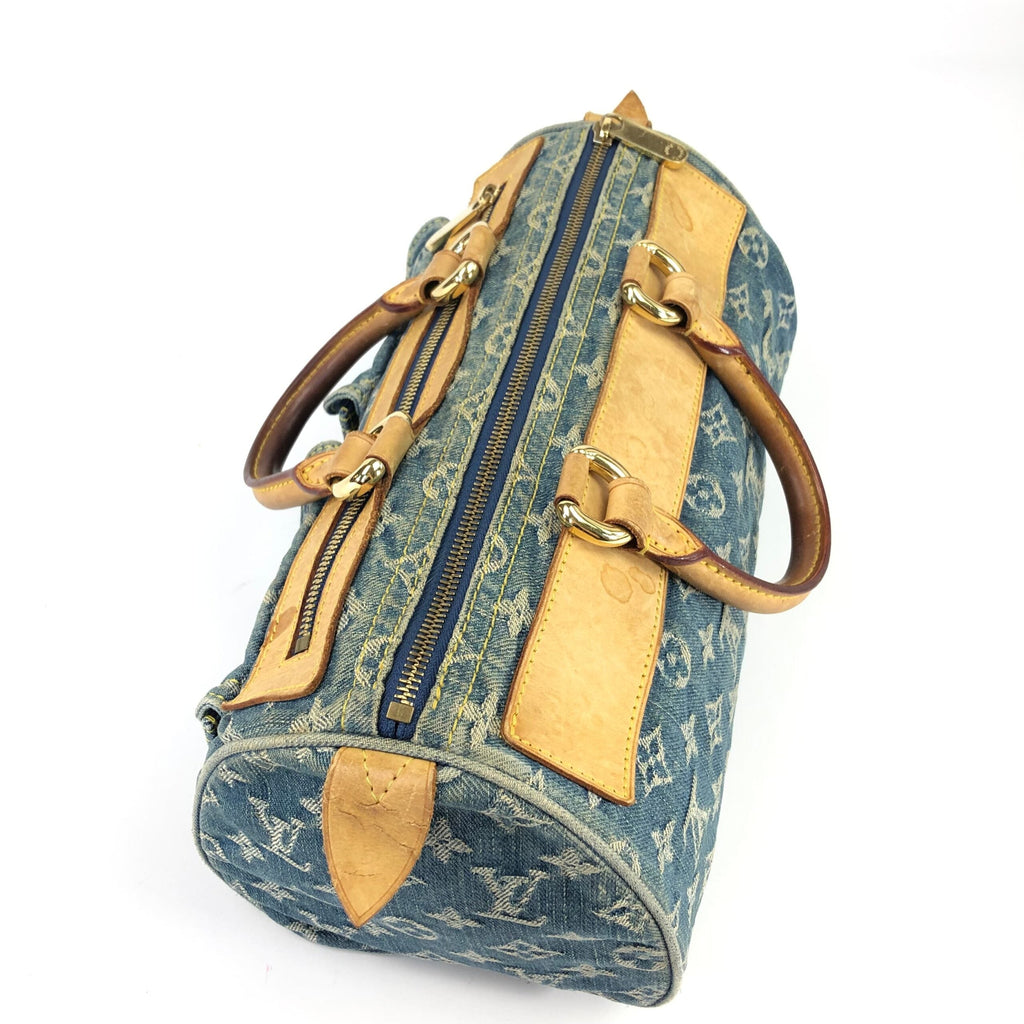 LOUIS VUITTON NEO SPEEDY DENIM BAG