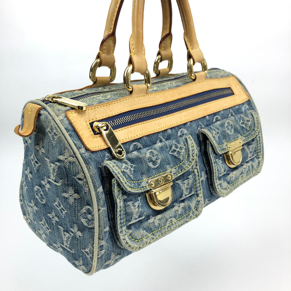 LOUIS VUITTON NEO SPEEDY DENIM BAG