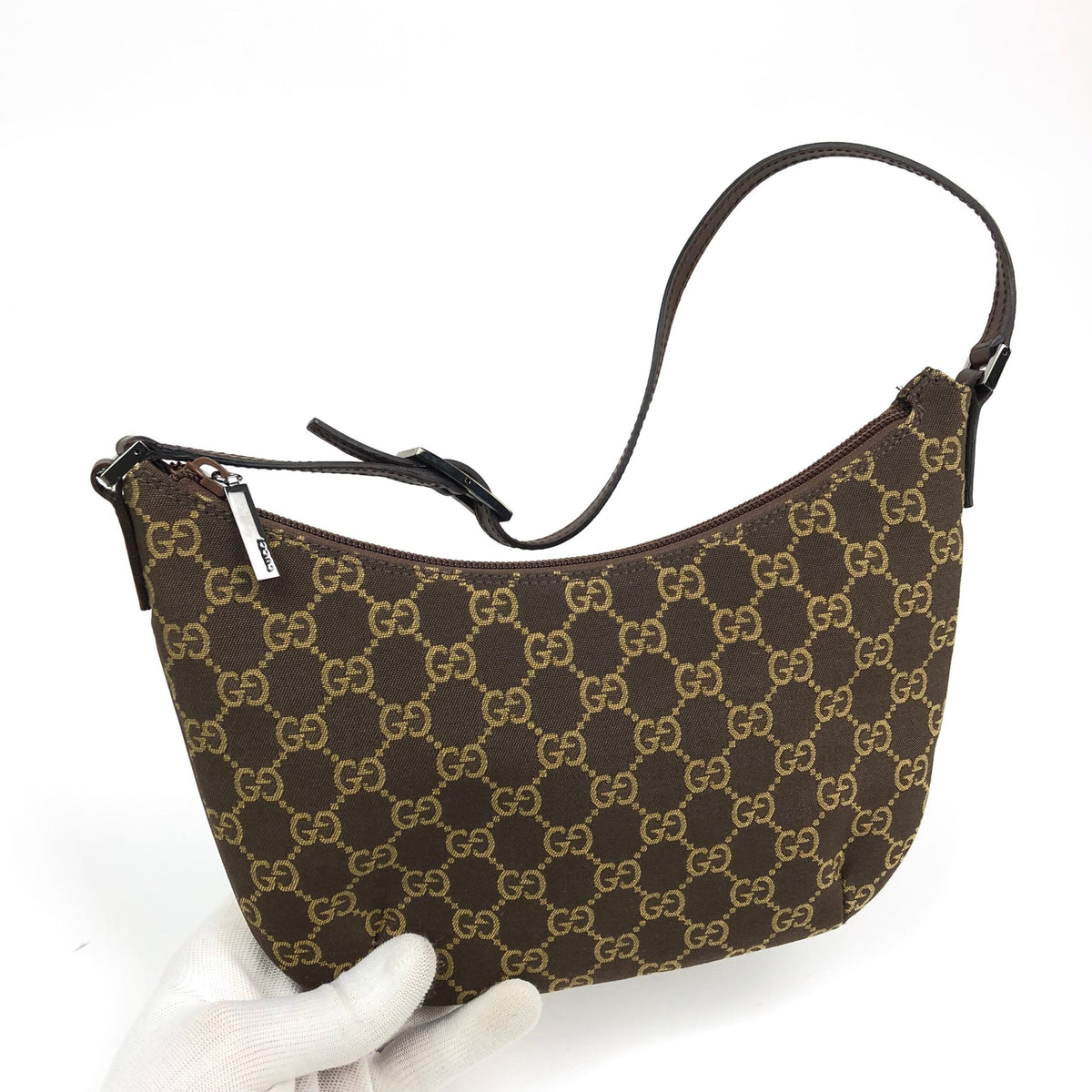 GUCCI MONOGRAM SHOULDER BAG