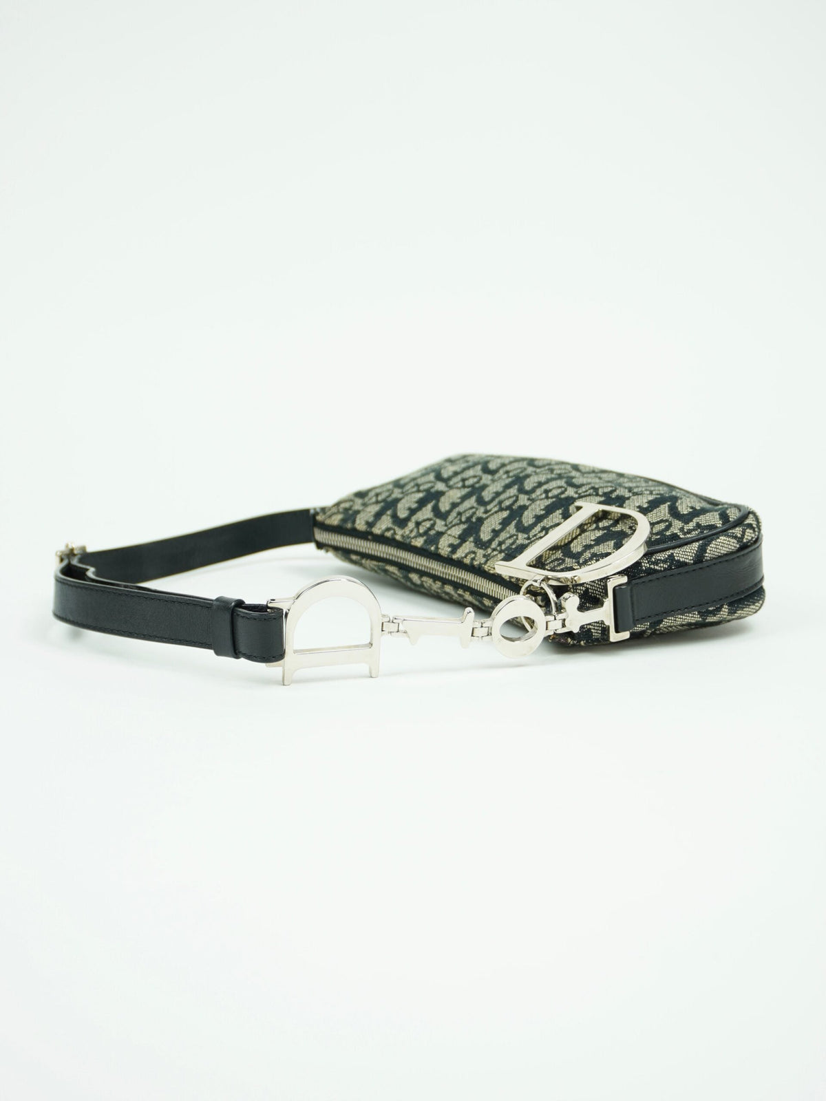 CHRISTIAN DIOR BAG WITH SILVER HARDWARE