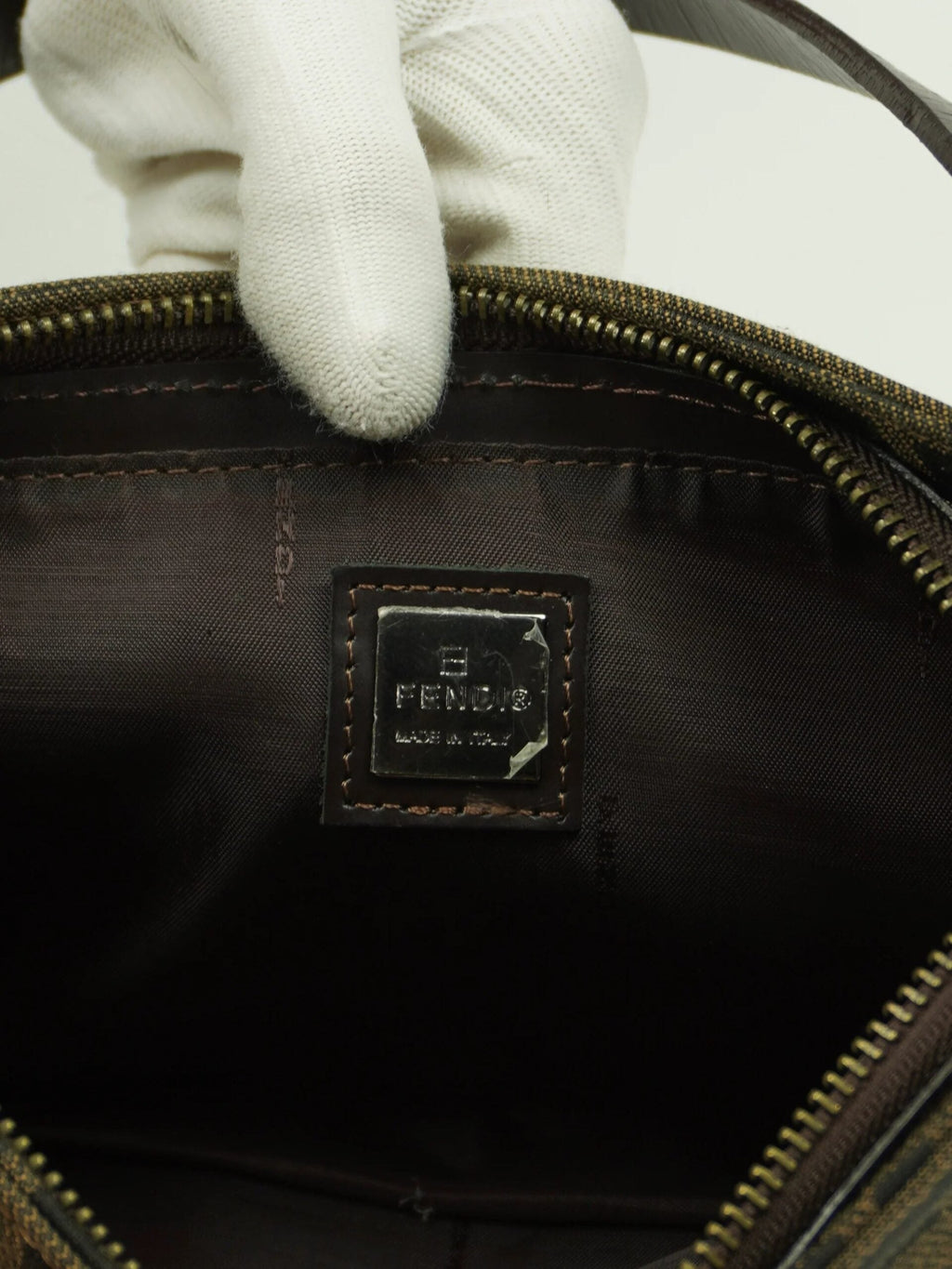 FENDI ZUCCA SHOULDER BAG