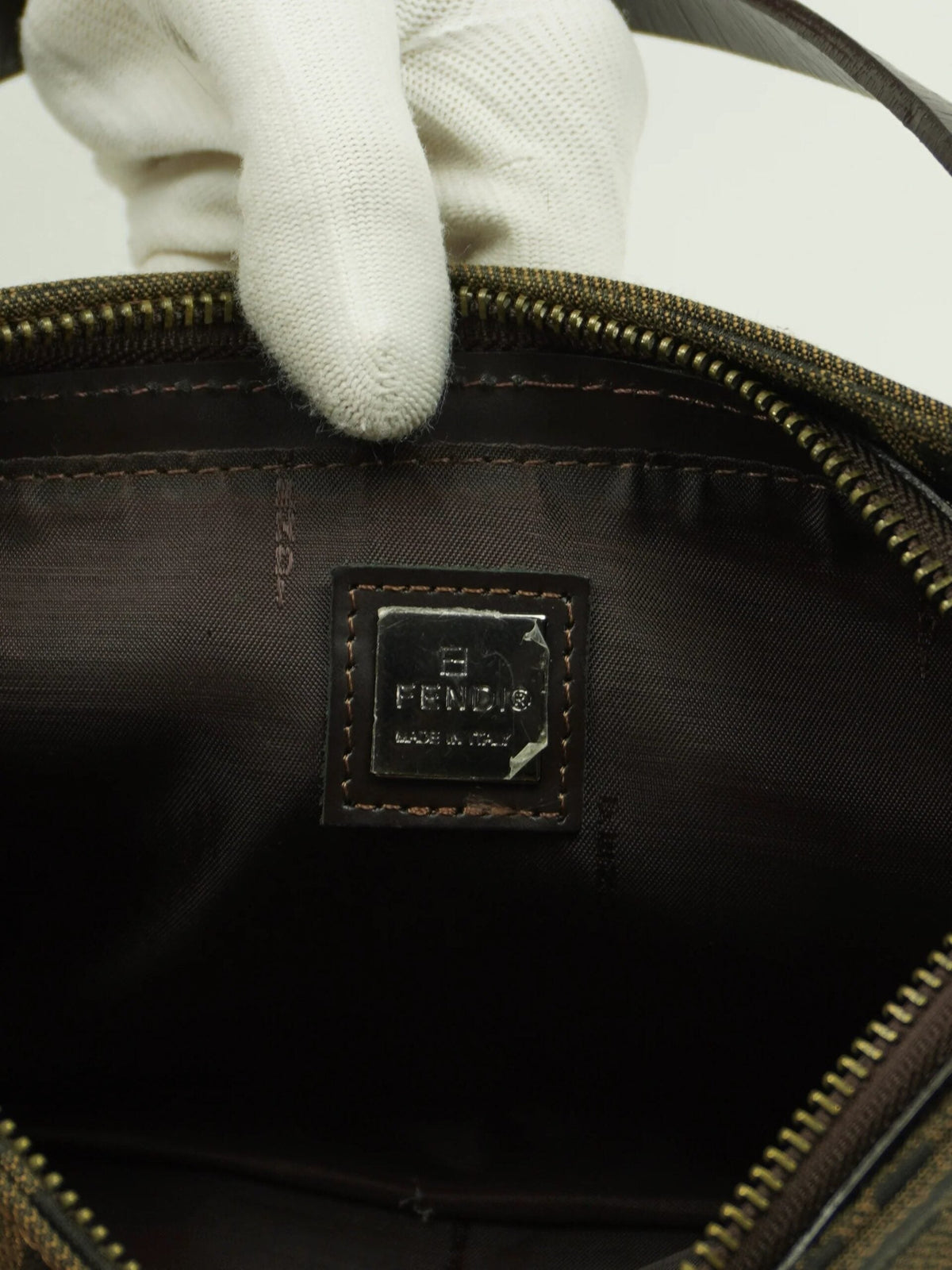 FENDI ZUCCA SHOULDER BAG