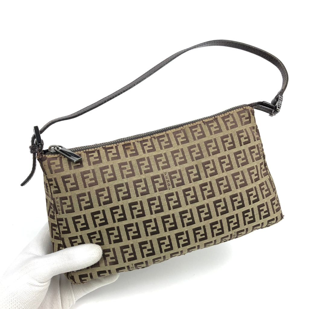 FENDI ZUCCA SHOULDER BAG