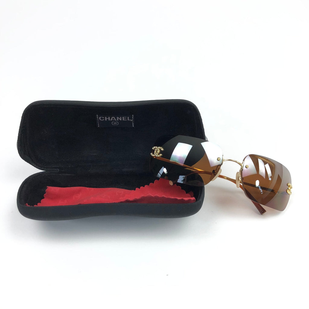 CHANEL RIMLESS SUNGLASSES