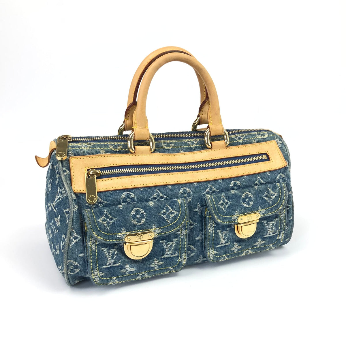 LOUIS VUITTON NEO SPEEDY DENIM BAG