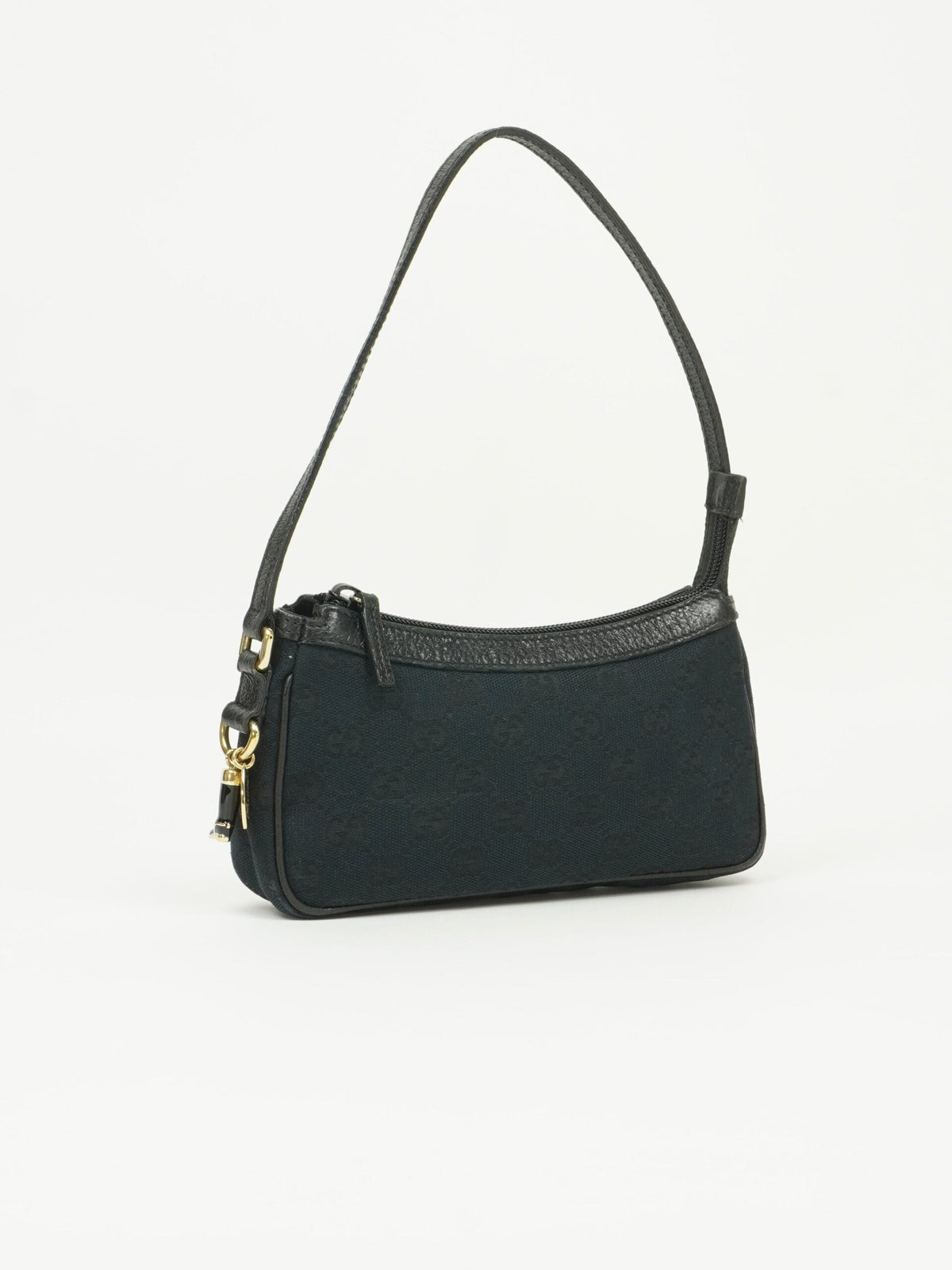 GUCCI MONOGRAM BOOT CHARM BAG