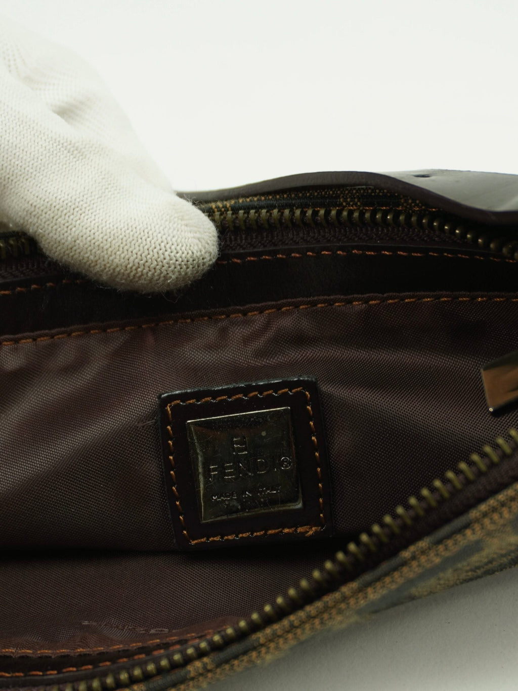 FENDI ZUCCA SHOULDER BAG