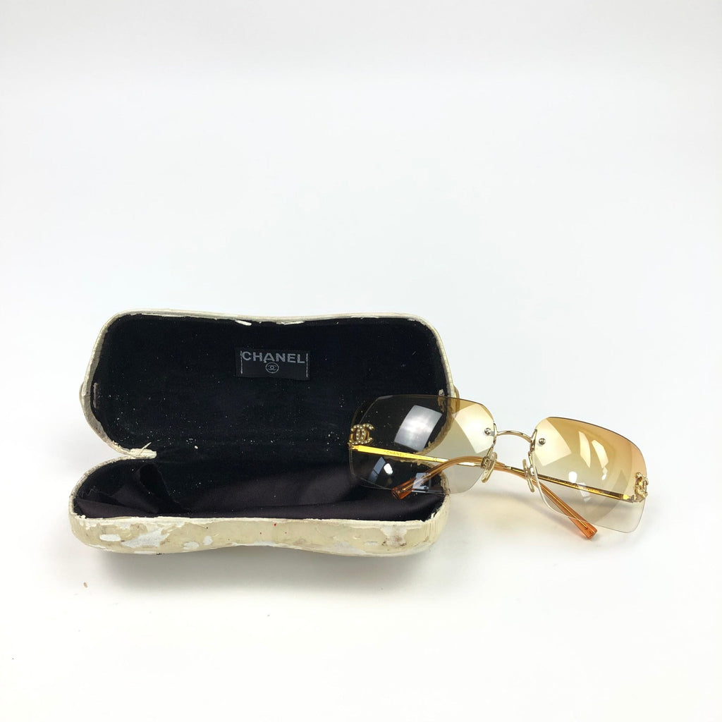 CHANEL RIMLESS SUNGLASSES