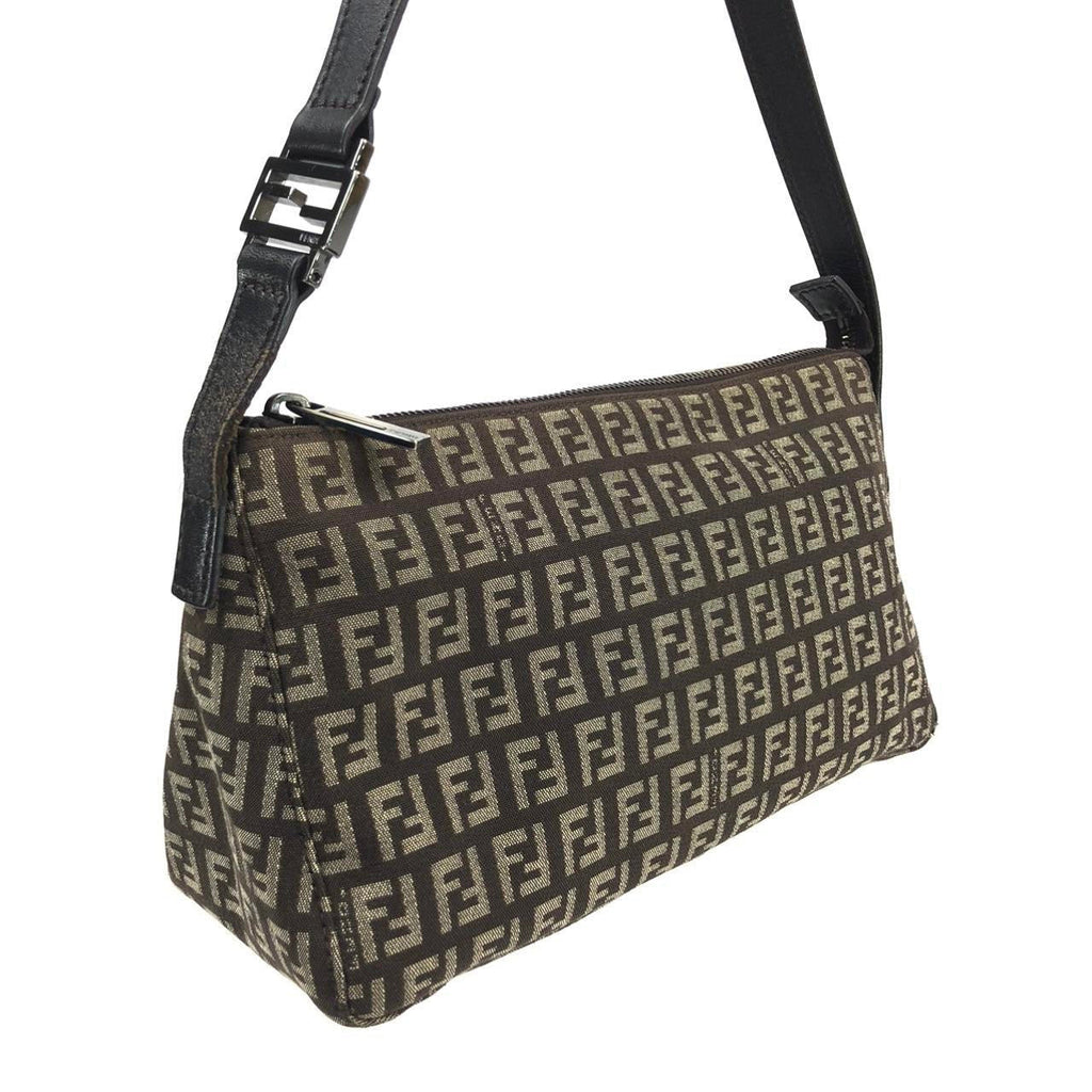 FENDI ZUCCA SHOULDER BAG
