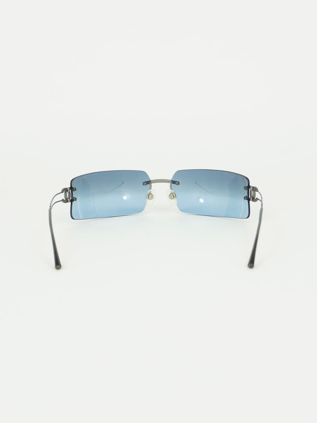 CHANEL RIMLESS RHINESTONE SUNGLASSES