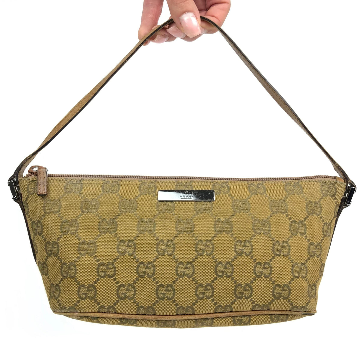 GUCCI MONOGRAM SHOULDER BAG