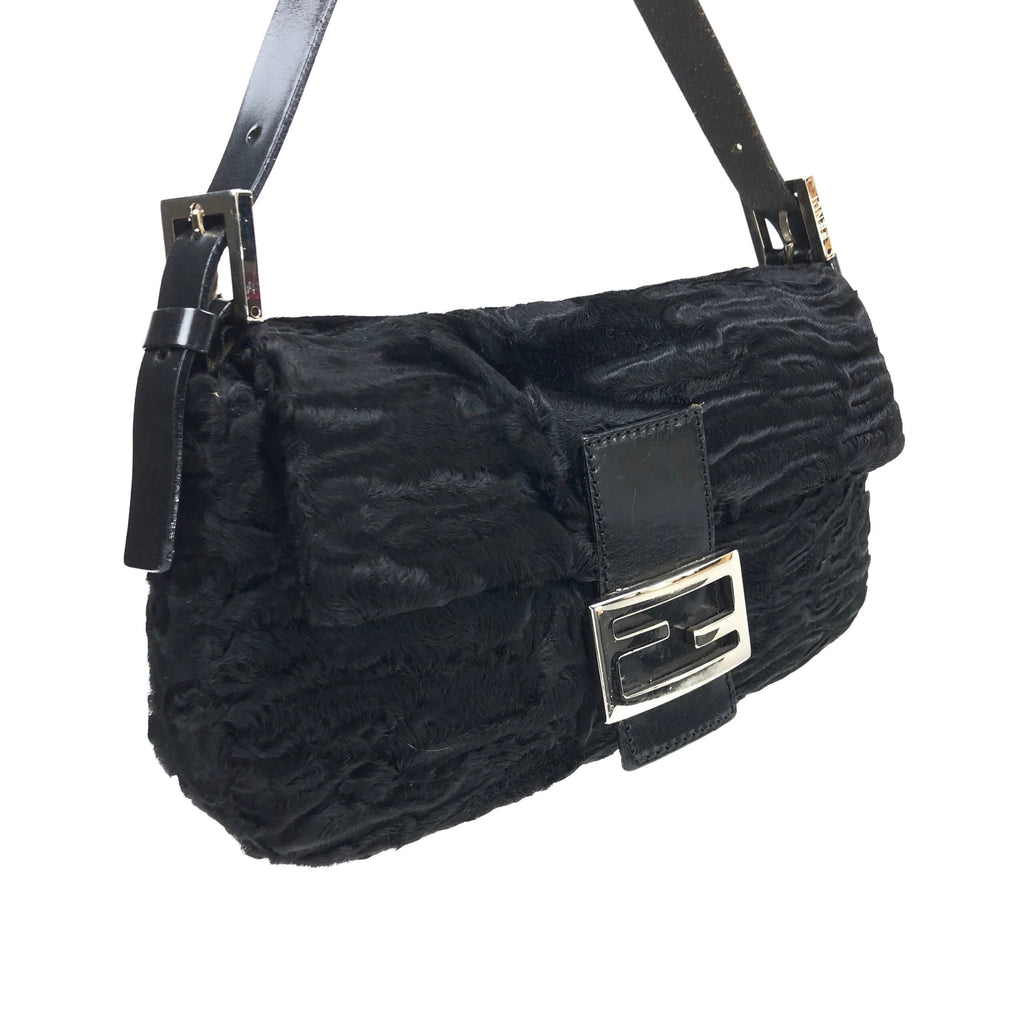 FENDI PERSIAN LAMB FUR BAGUETTE