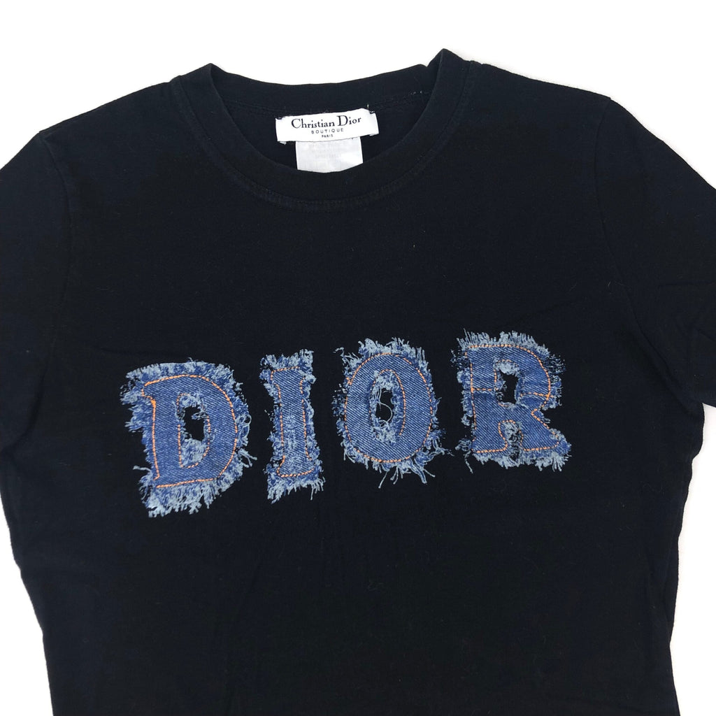 CHRISTIAN DIOR DENIM PRINT T-SHIRT